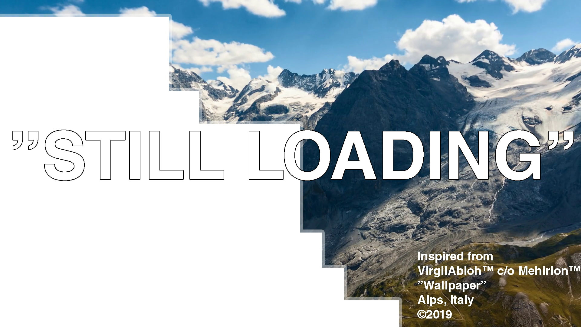 Wallpaper Off White, Mountains, Italy, Alps, Text, alps, Dope