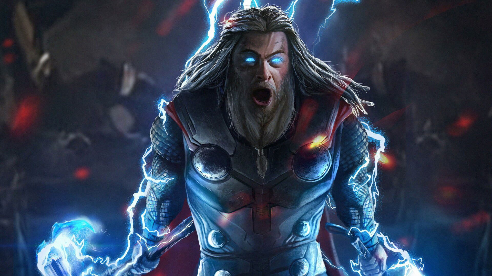 Wallpaper Thor, Fat Thor, Marvel Cinematic Universe