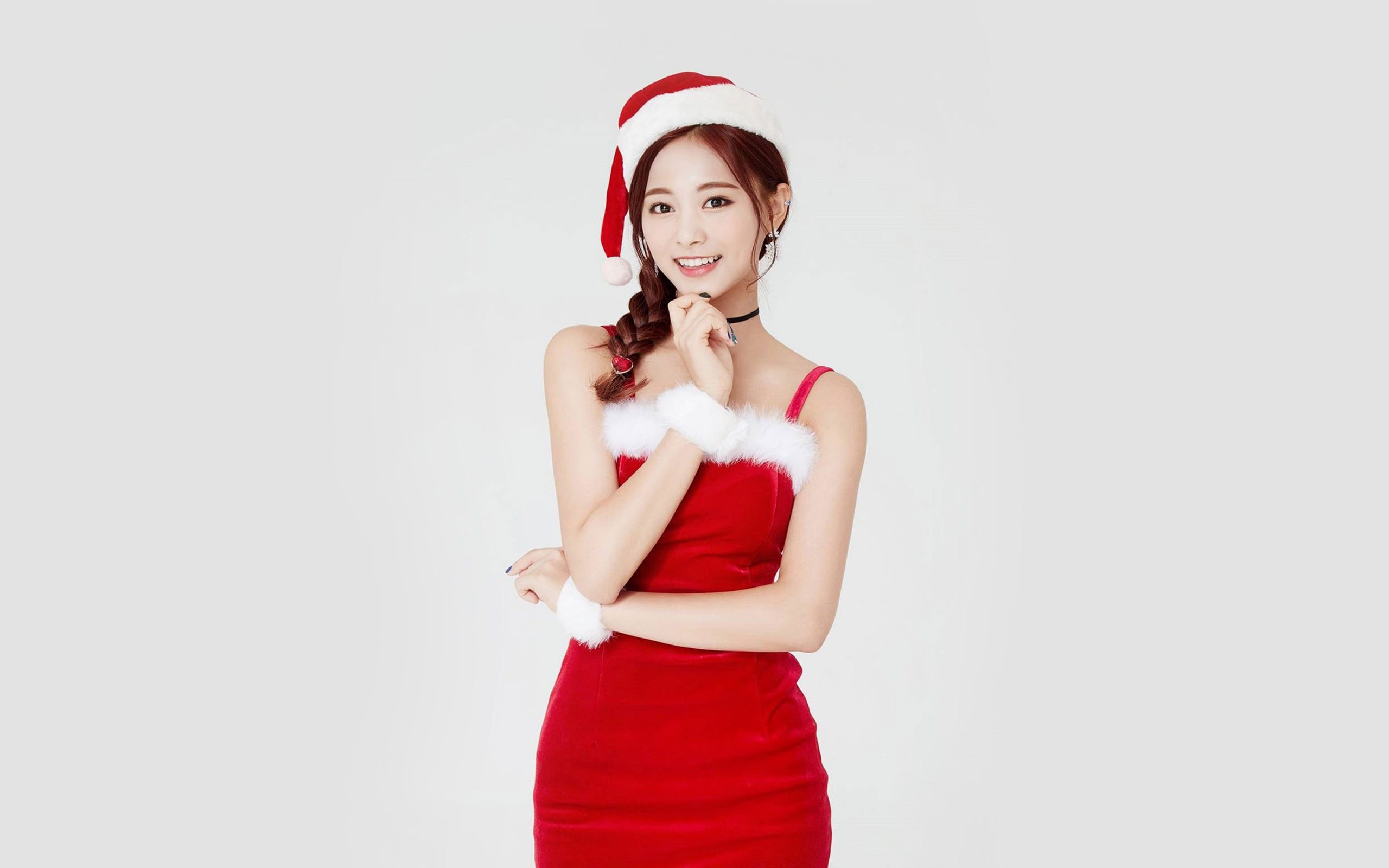 Wallpaper Twice, Tzuyu, Girl, Christmas, Kpop