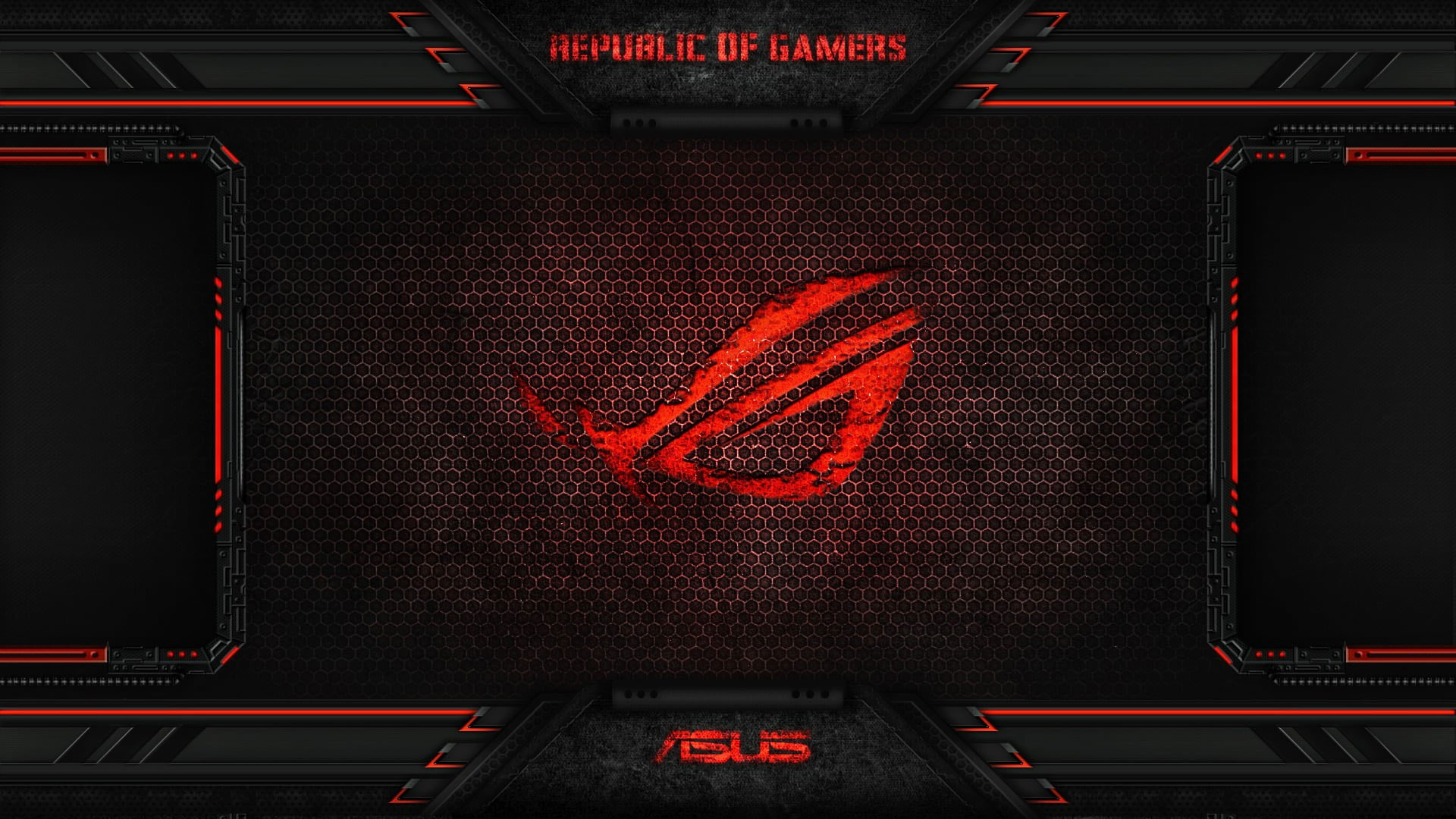 Wallpaper Asus Rog Logo, Red, Game, Technology, Computer