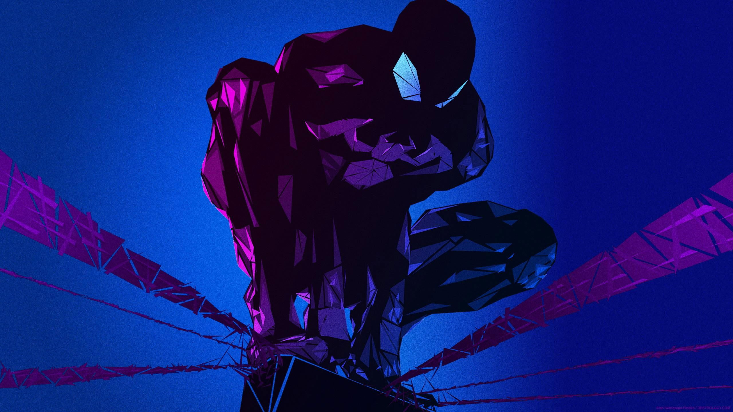 Wallpaper Black Marvel Spider Man Illustration, Comics, Marvel