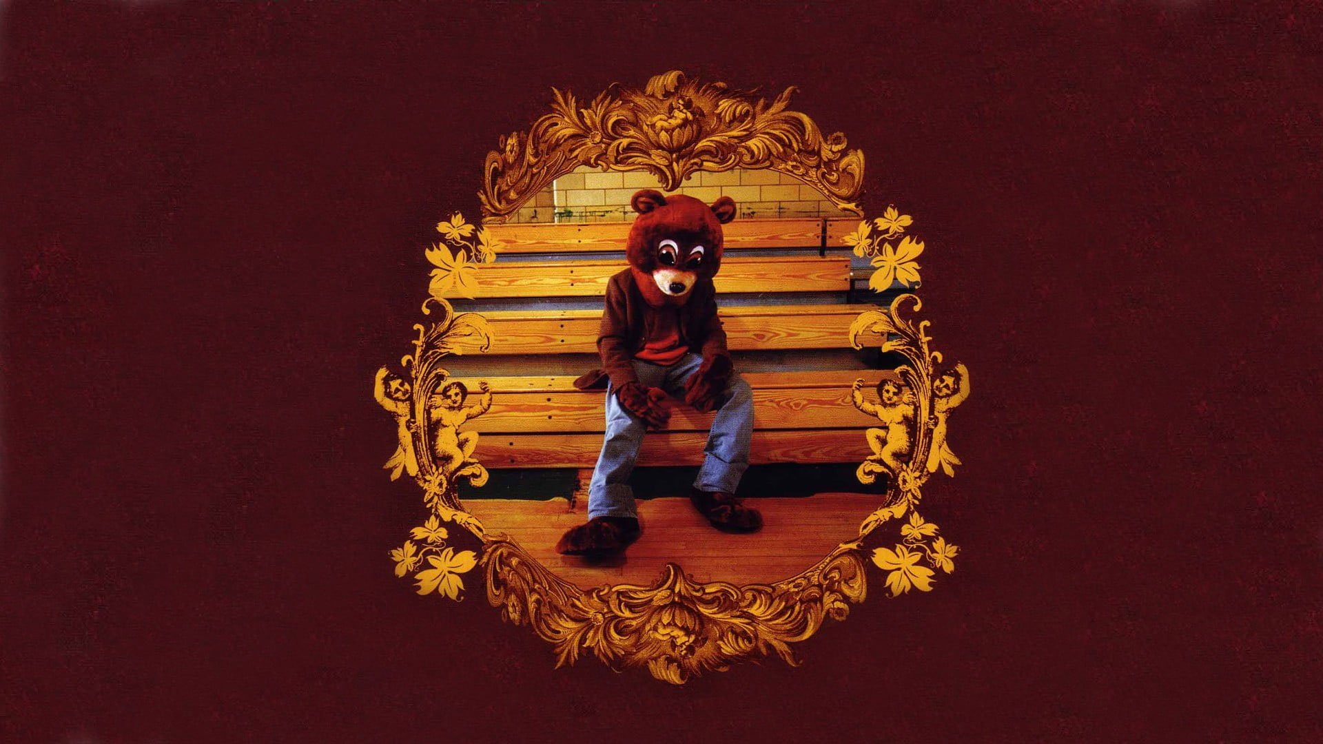 Wallpaper Brown Bear Costume, Hip Hop, Kanye West
