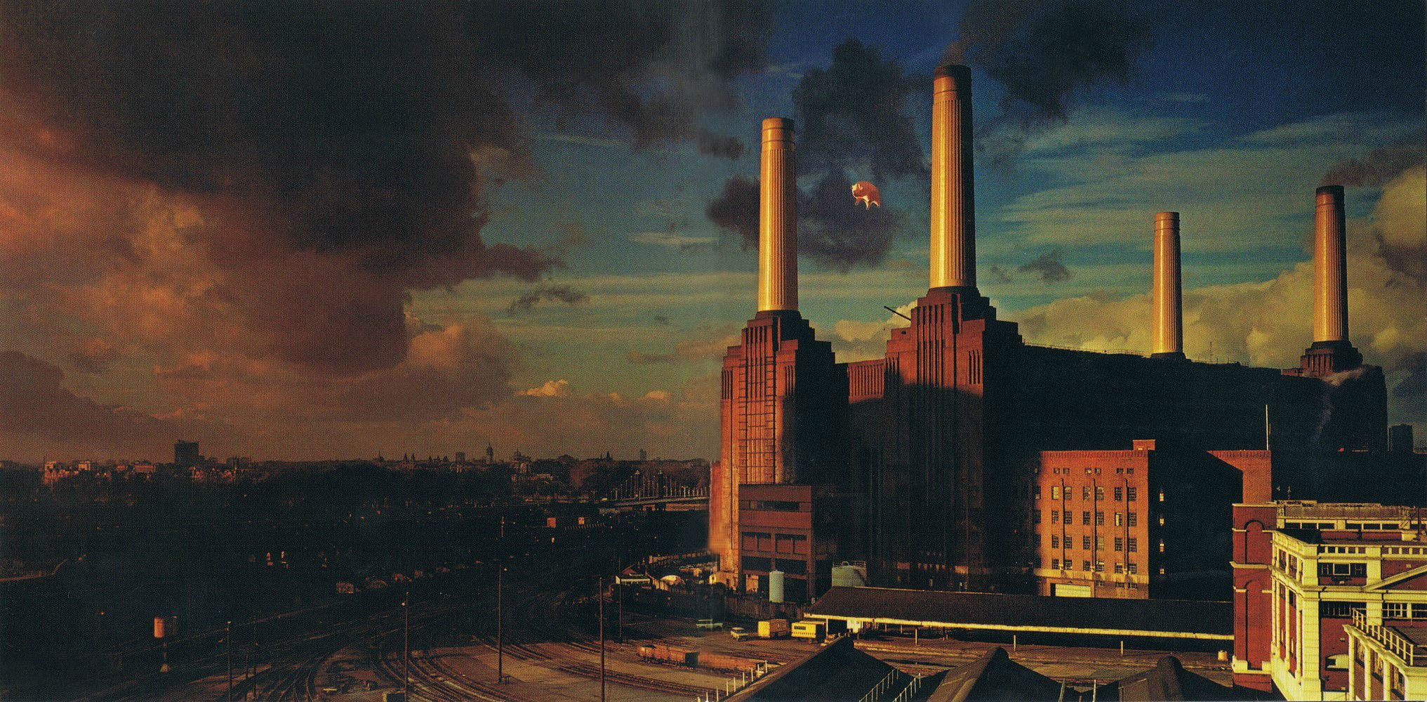 Wallpaper Brown High Rise Building, Pink Floyd, Animals