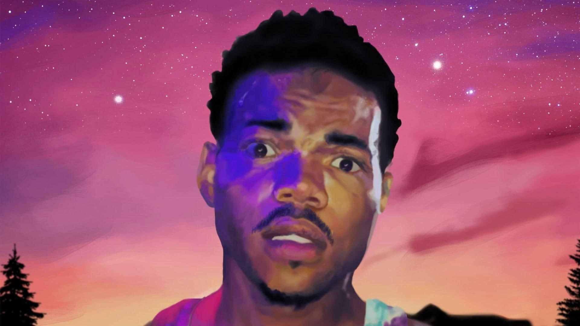 Wallpaper Chance The Rapper, Man's Animated Face
