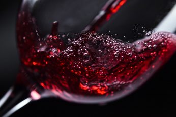 Wallpaper Clear Crystal Wine Glass, Drinking Glass, Macro