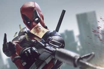 Wallpaper Deadpool, Marvel Comics, Movies, Gun, Pistol