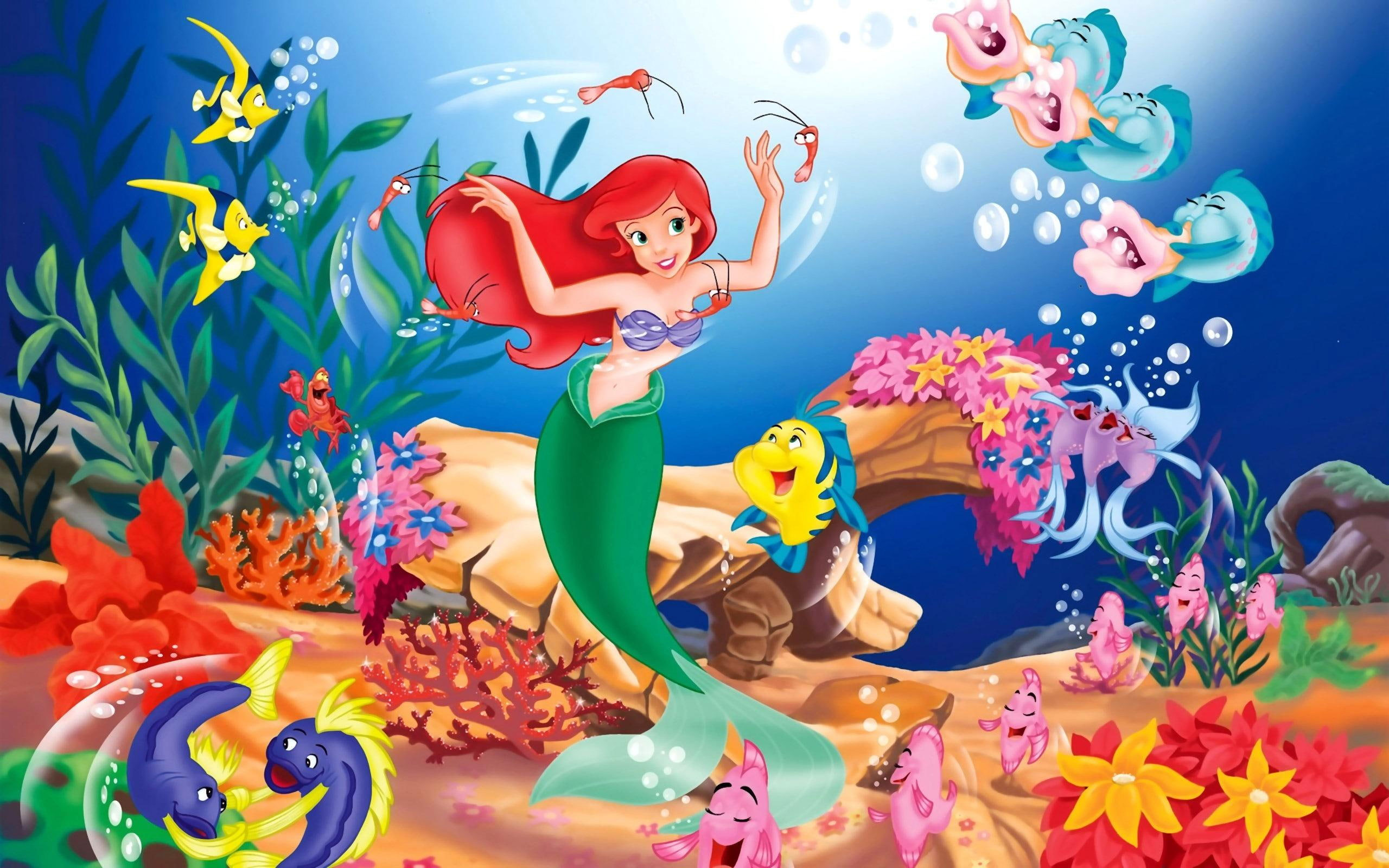 Wallpaper Disney The Little Mermaid, Movies