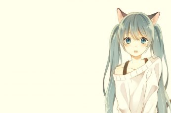 Wallpaper Cute Female Animated Character