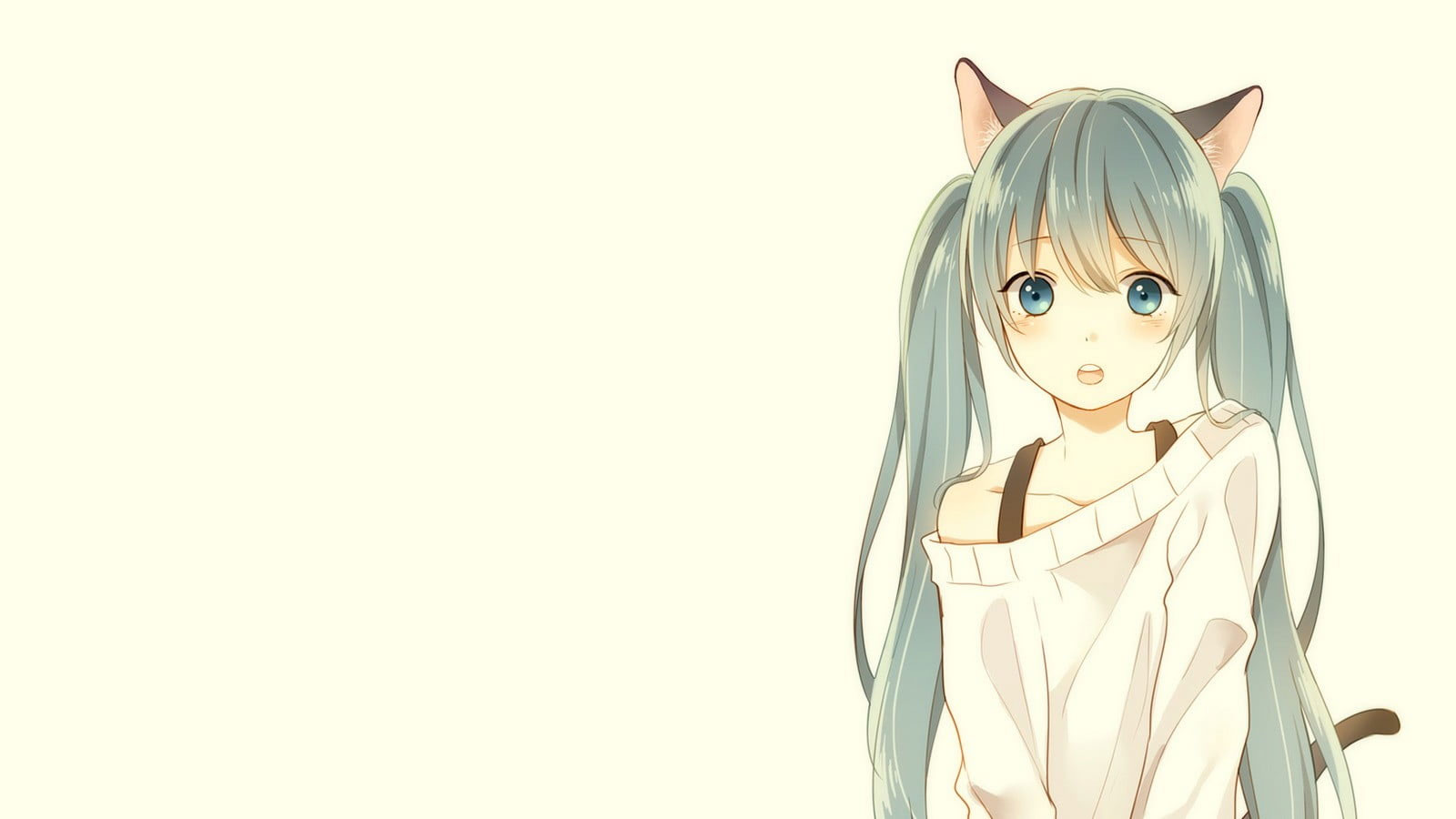 Wallpaper Cute Female Animated Character
