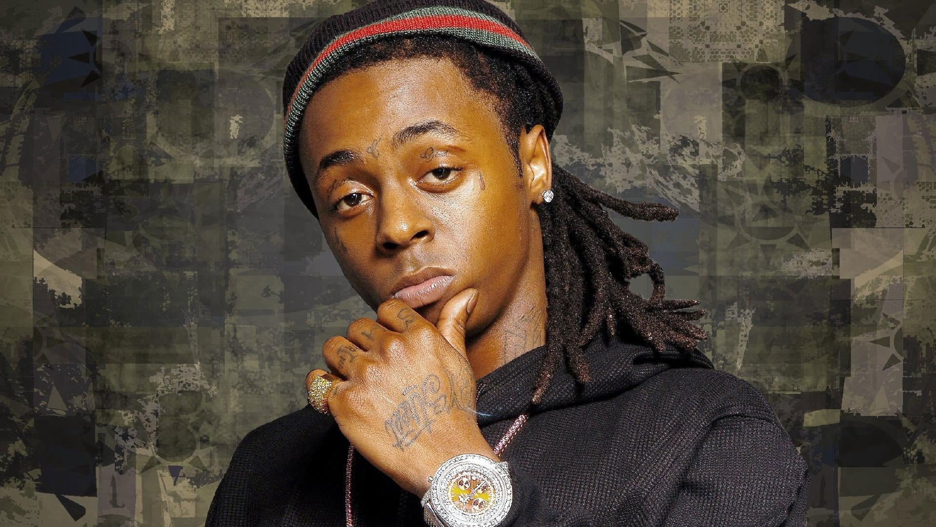 Wallpaper Lil Wayne, Rapper, Tattoo, Watches, Dreadlocks