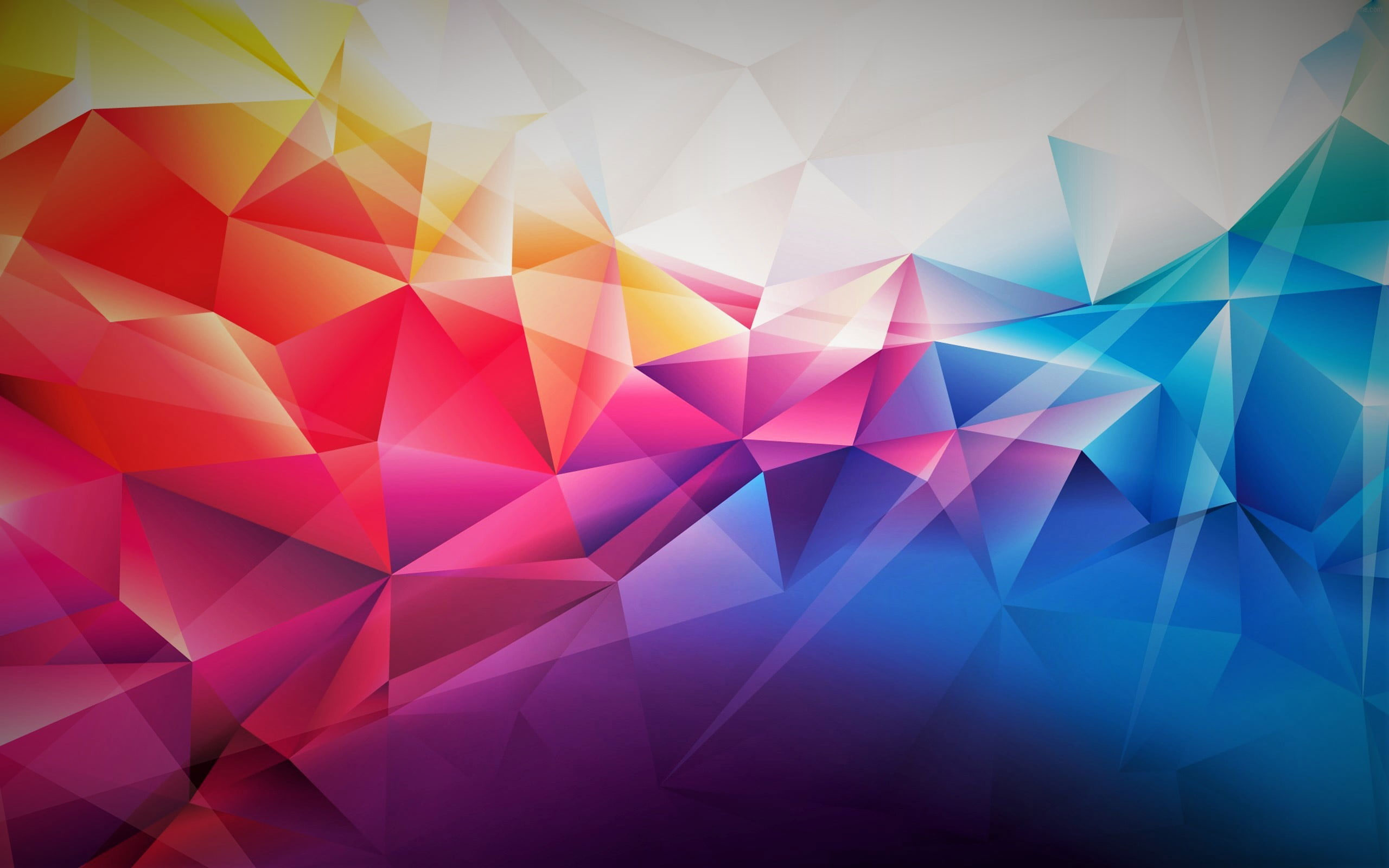 Wallpaper Multicolored Geometric Shape, Abstract