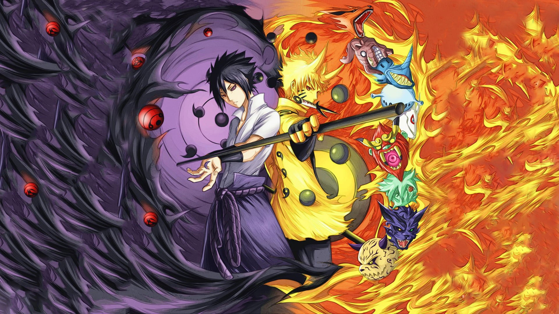 Wallpaper Naruto And Sasuke, Naruto Shippuuden - Wallpaperforu