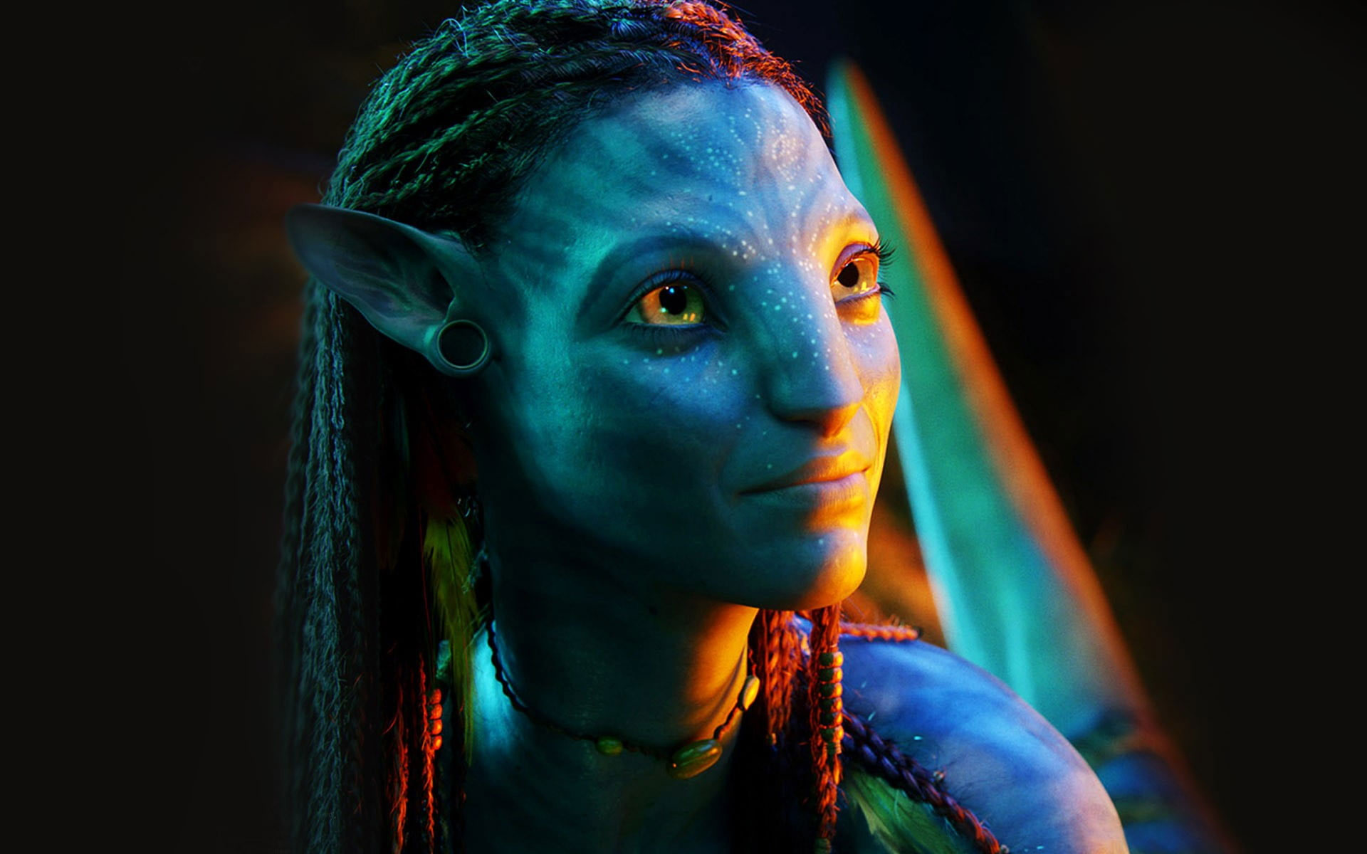 Wallpaper Neytiri From Avatar Movie, Face, Aliens