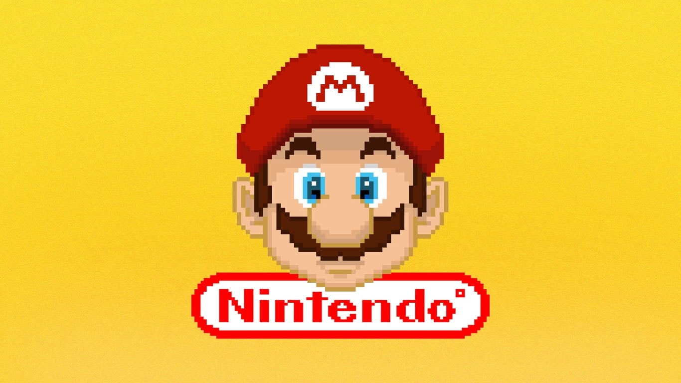 Wallpaper Nintendo Super Mario Logo