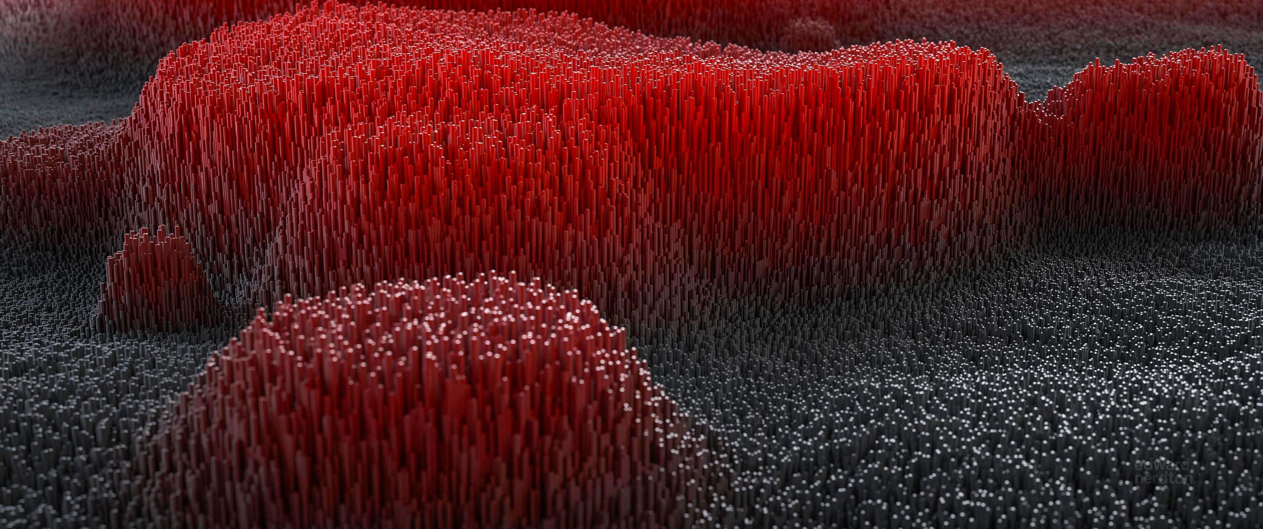Wallpaper Red And Brown Fringe Textile, Abstract, 3d, 3D, Abstract