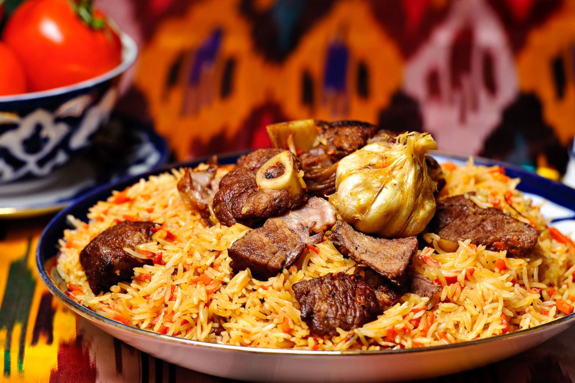 Wallpaper Rice And Beef, Pilaf, Uzbek Dish, Food, Meat
