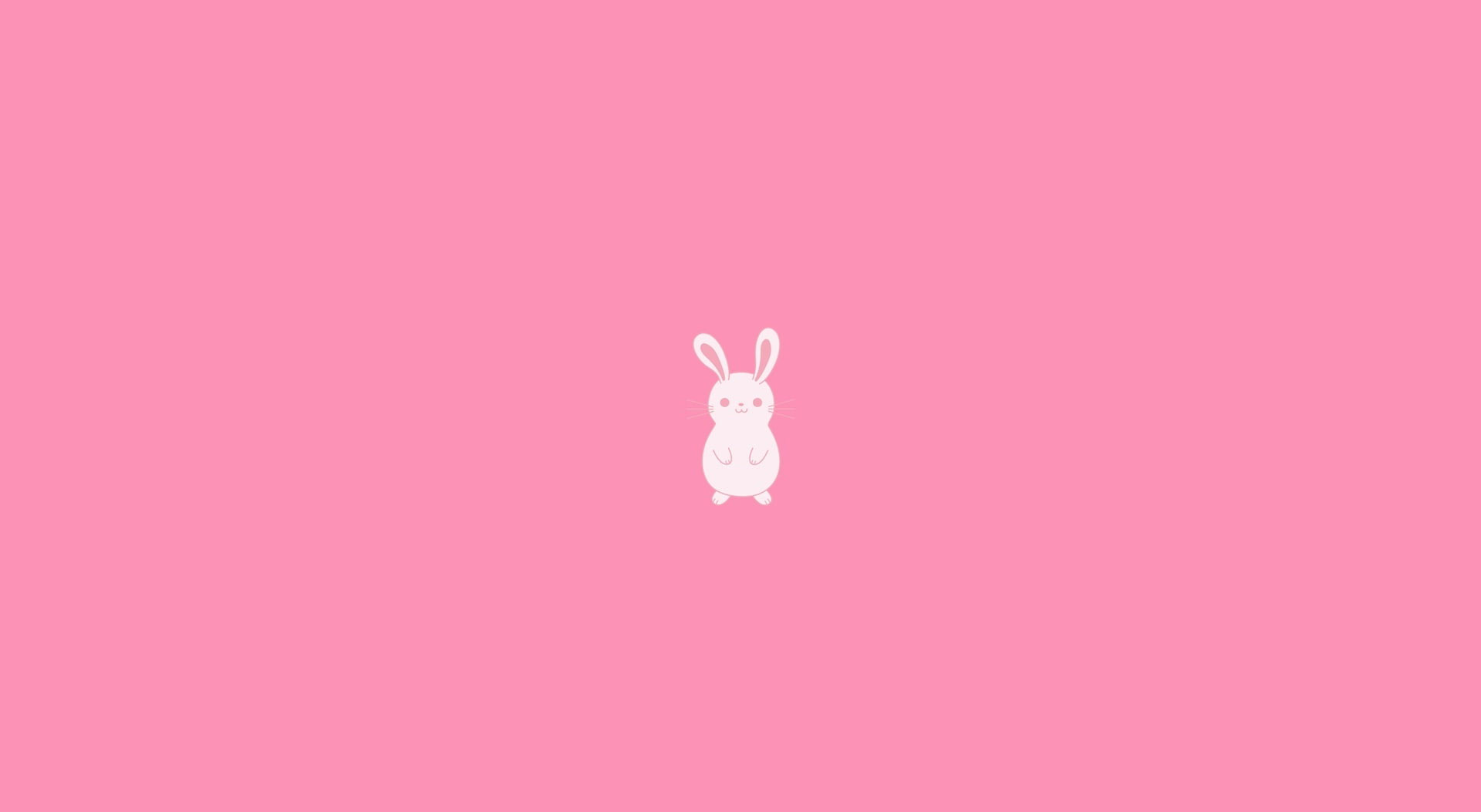 Wallpaper Run Rabbit Run, Rabbit Illustration, Cute, Bunny
