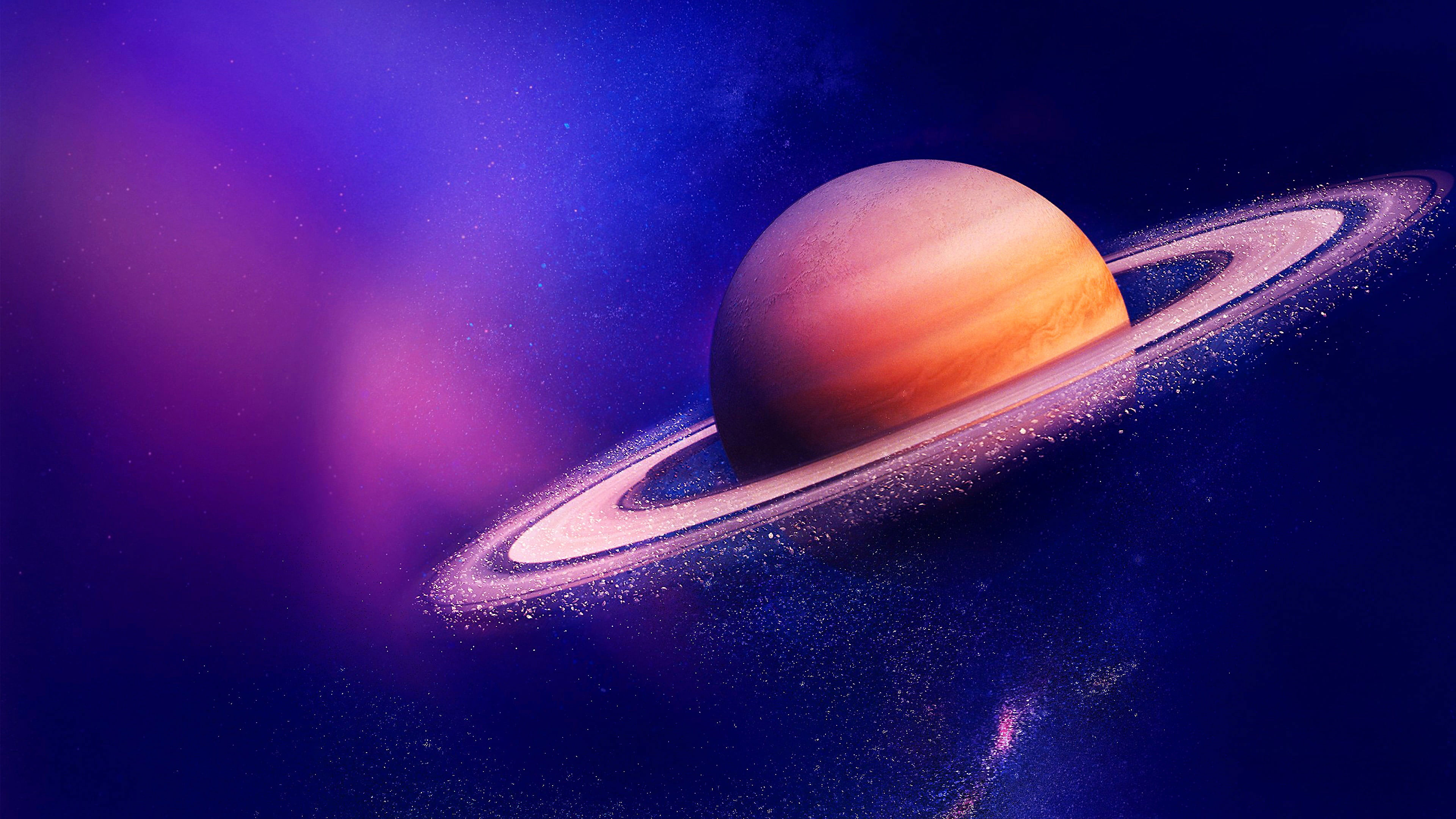 Wallpaper Saturn, Planet, Ringed Planet, Planetary Ring, Planet, Space