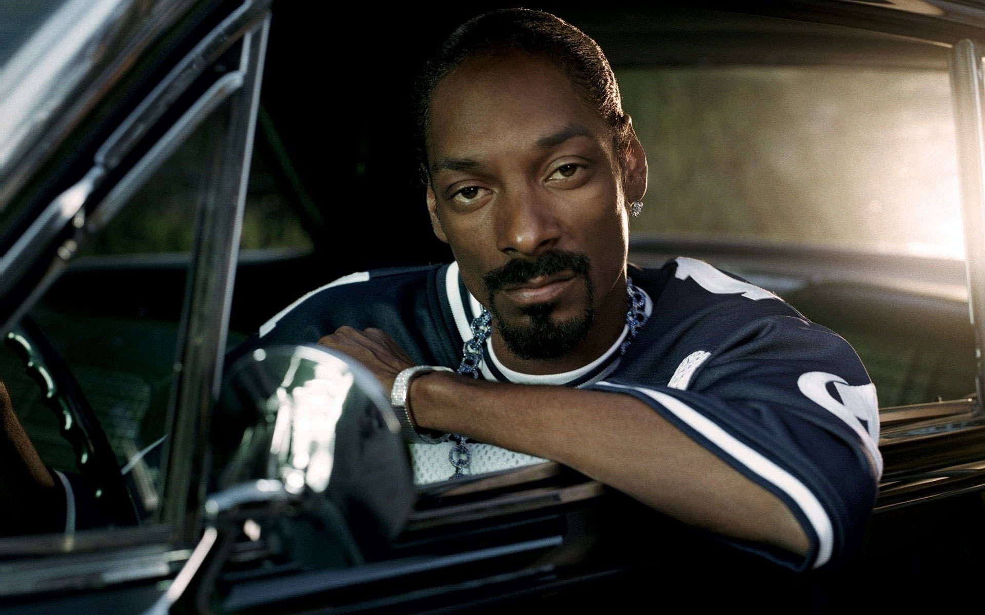Wallpaper Snoop Dogg, Afro American, Chain, Car, Cabin