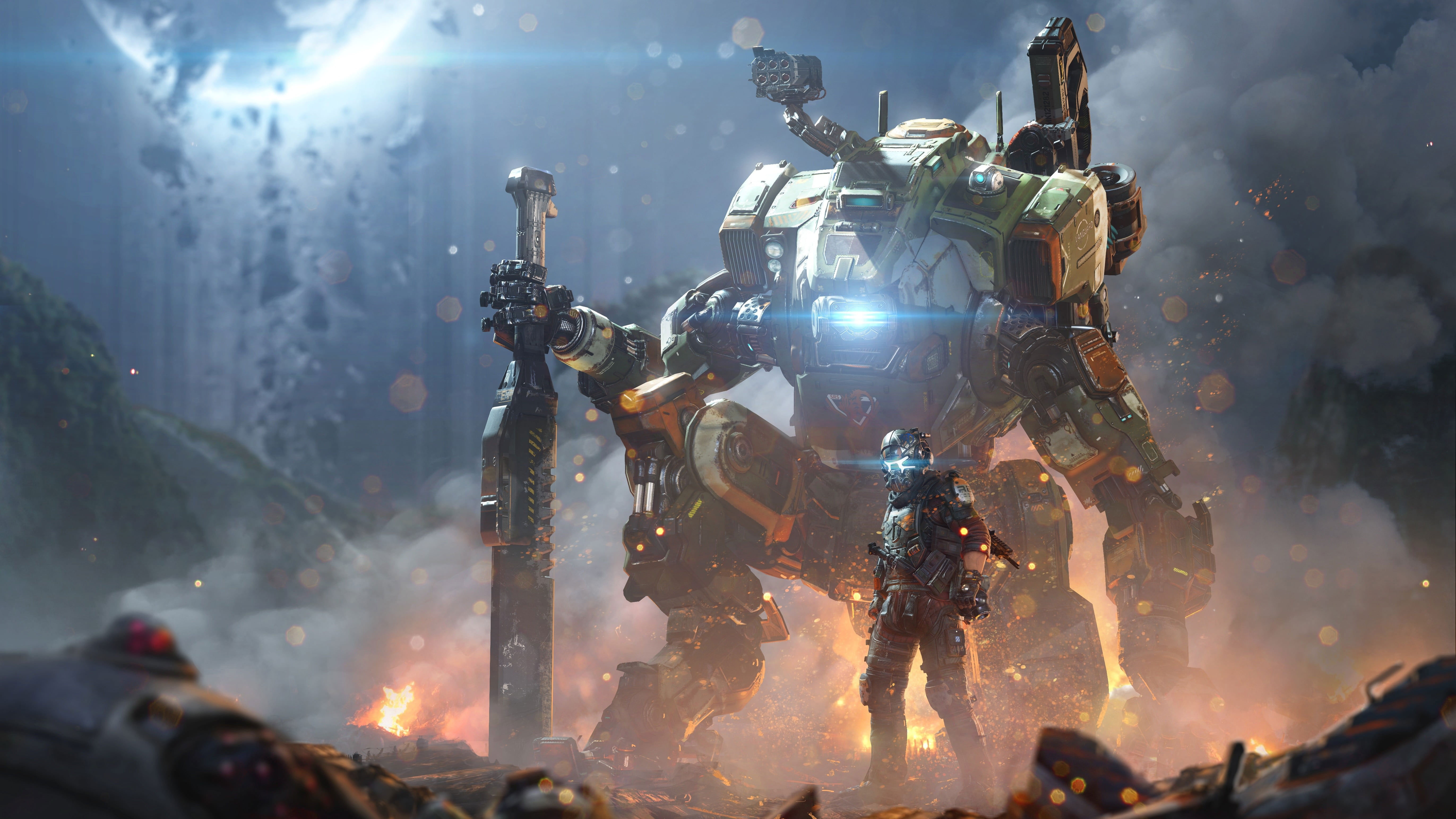 Wallpaper Titanfall 2, Video Games, Adult, adult, Game