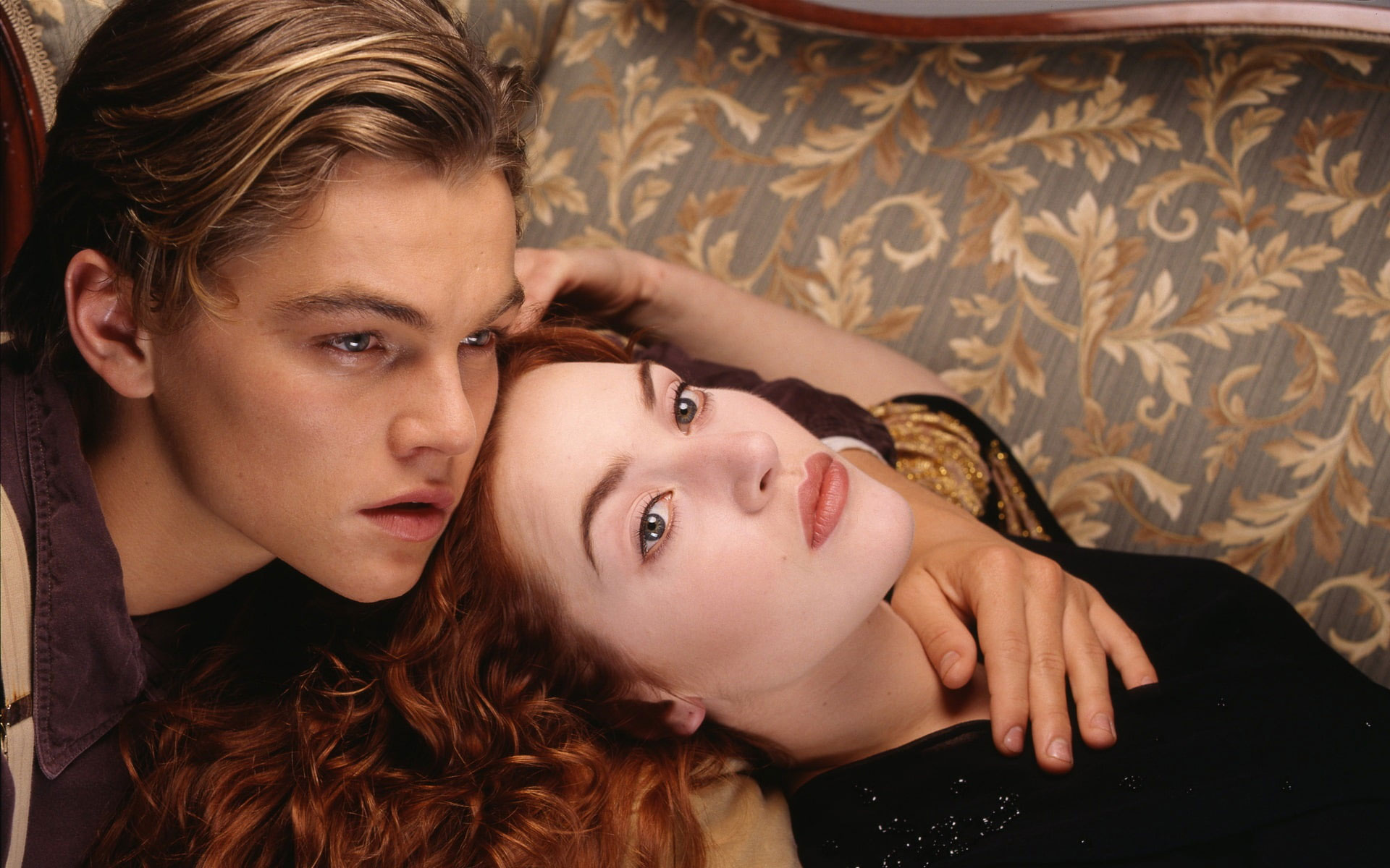 Wallpaper Titanic, Leonardo Dicaprio, Kate Winslet