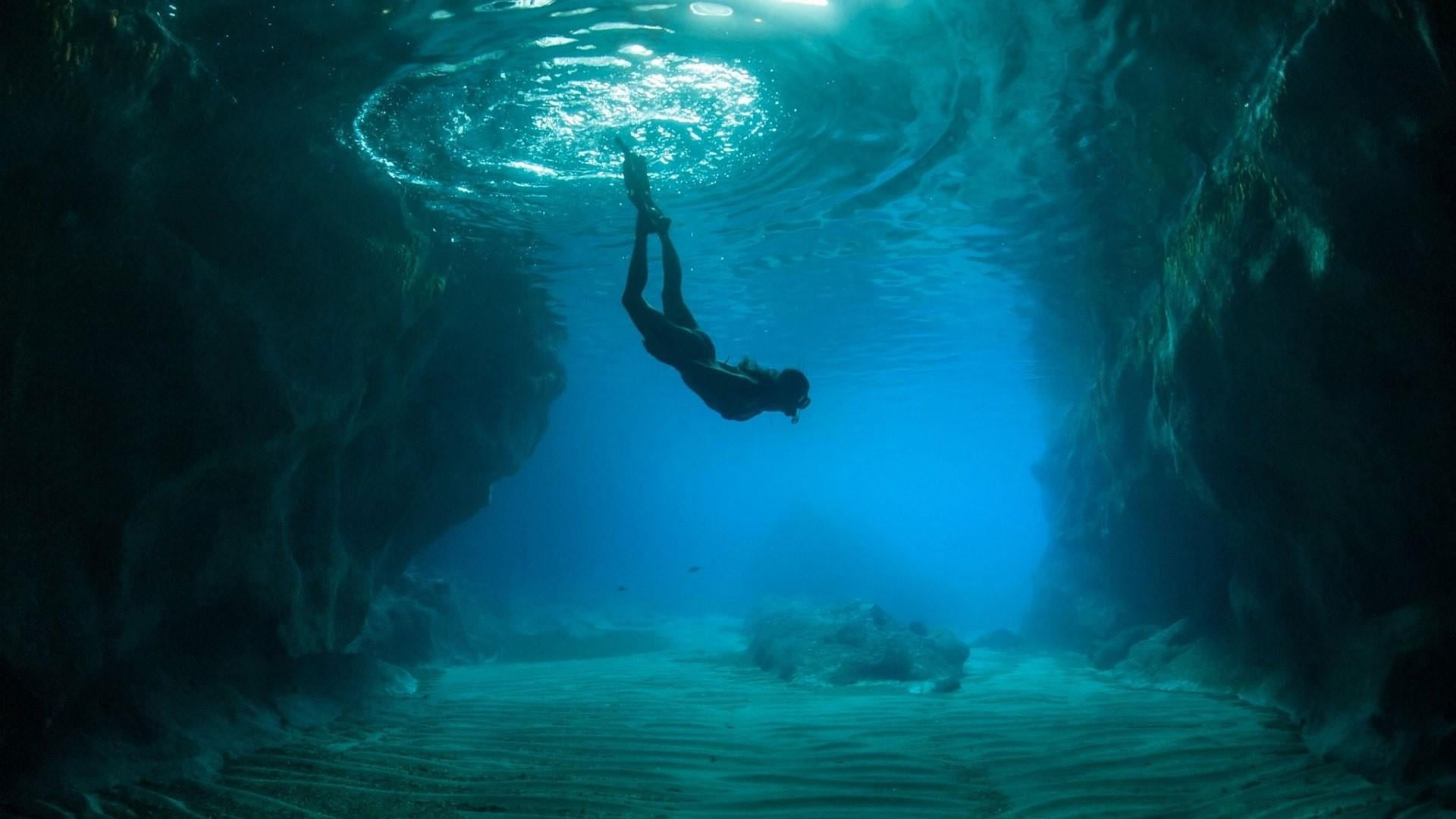 Wallpaper Water, Underwater, Underwater Diving, Free diving