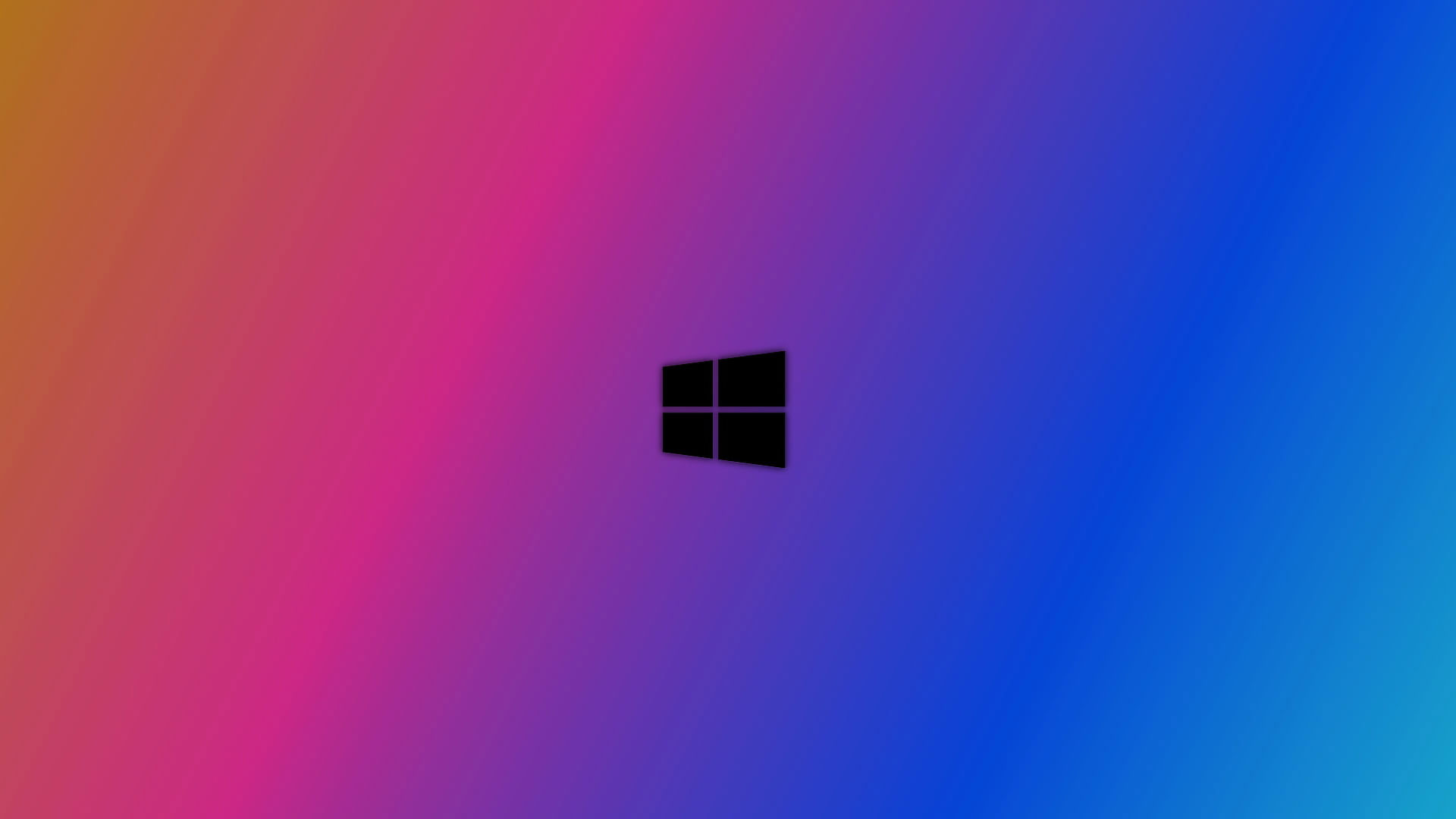 Wallpaper Windows 10, Blurred, Colorful, Logo, Abstract