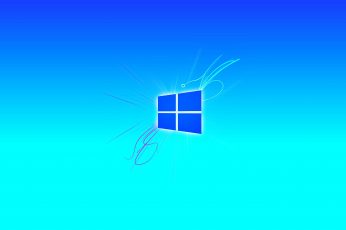 Wallpaper Windows Logo, Microsoft Windows, Neon, Abstract