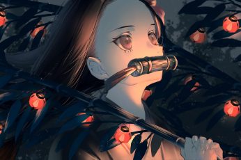 Wallpaper Anime, Demon Slayer Kimetsu No Yaiba, Bamboo