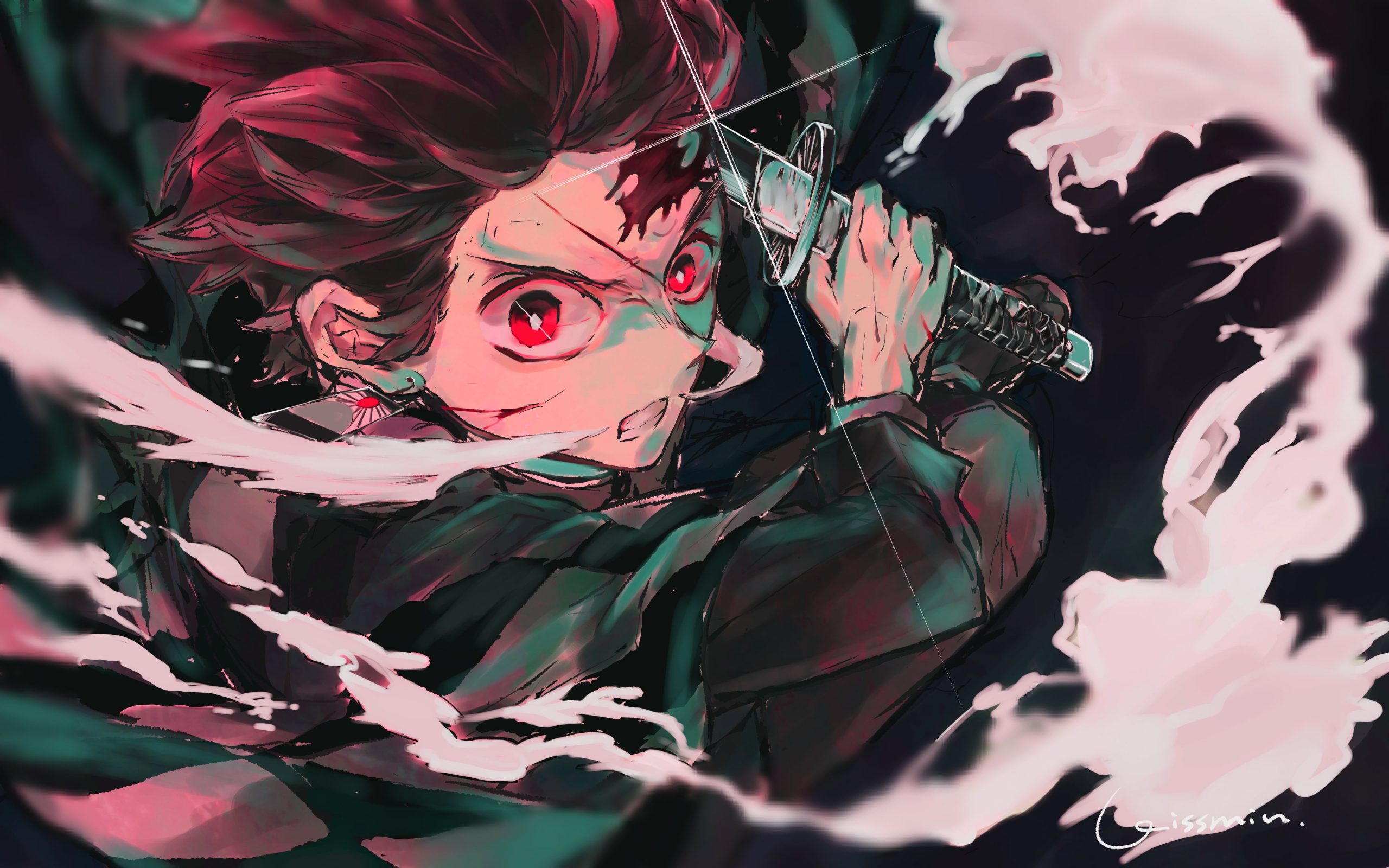 Wallpaper Anime, Demon Slayer Kimetsu No Yaiba, Boy, boy, Anime