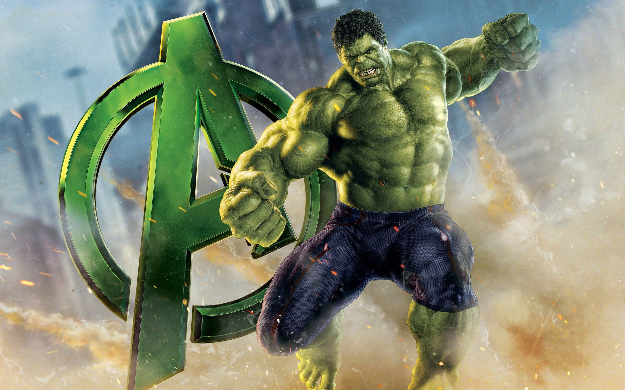 Wallpaper Avengers Hulk, Incredible Hulk Illustration
