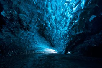Wallpaper Cave, Ice, Blue, Nature, Icicle, Dark, Windows 10