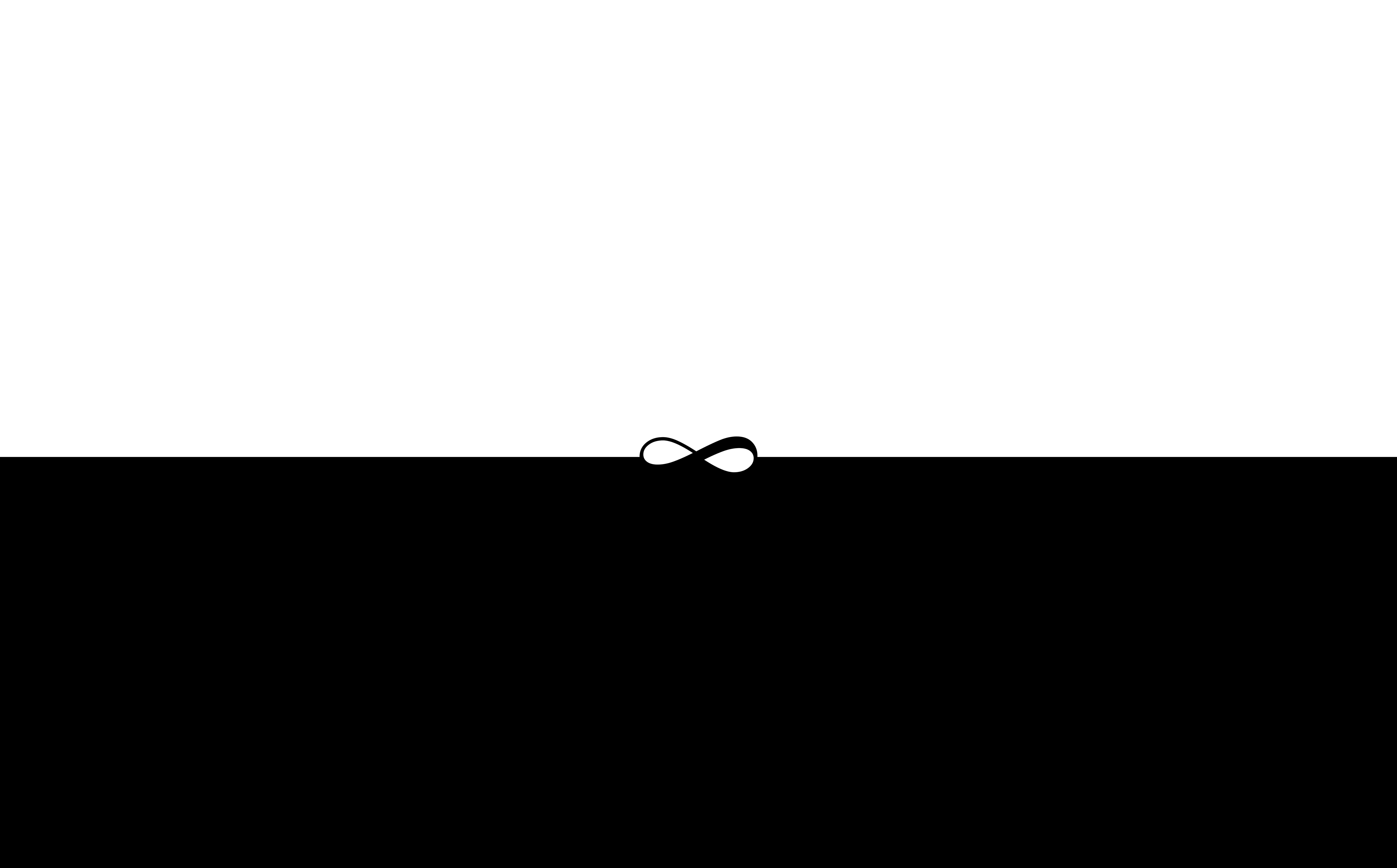 Wallpaper Infinity Symbol Black And White Aero Vector Art, Minimal, Minimalist