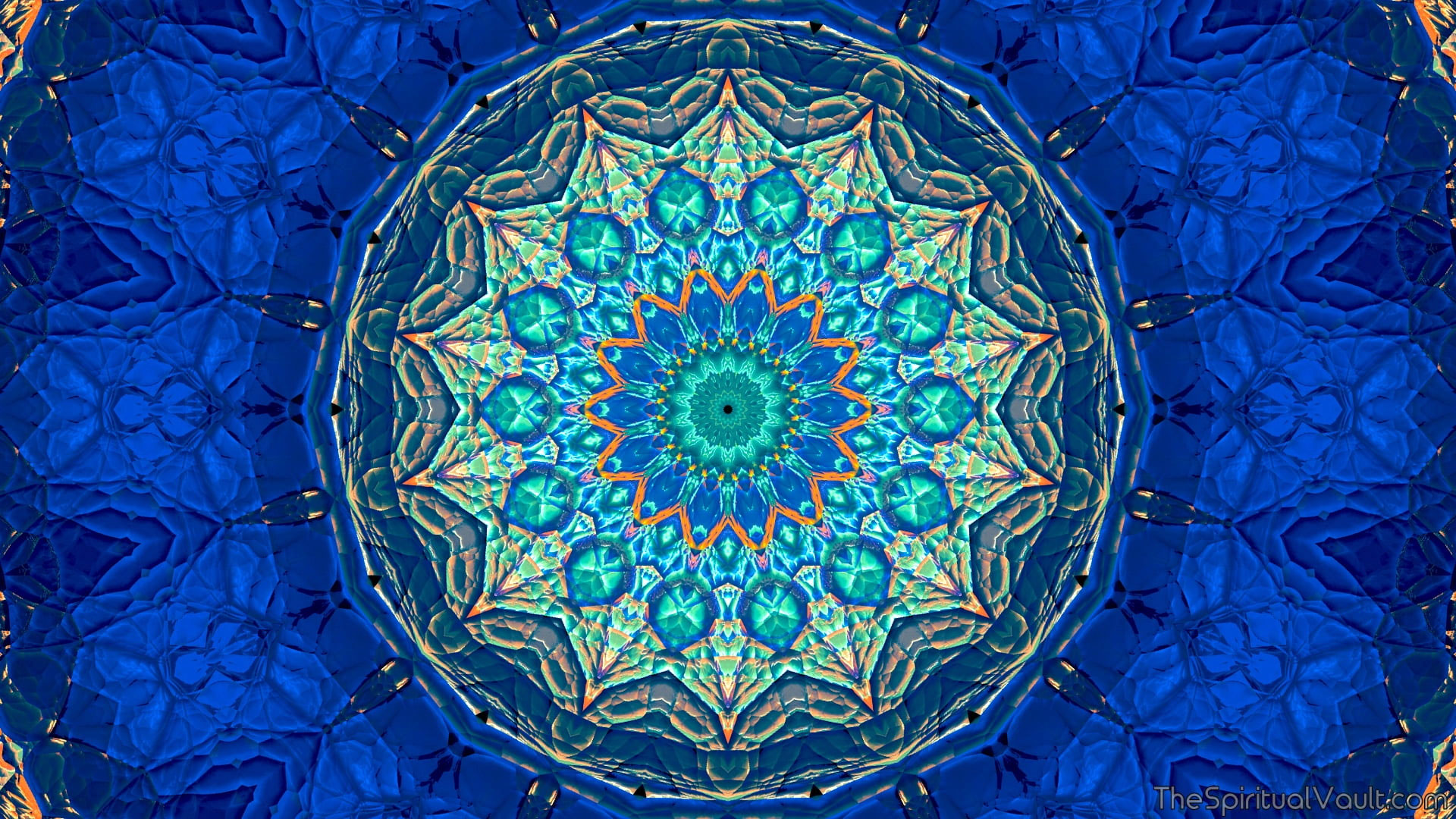 Wallpaper Kaleidoscope, Mandala, Abstract, Colorful, Petal