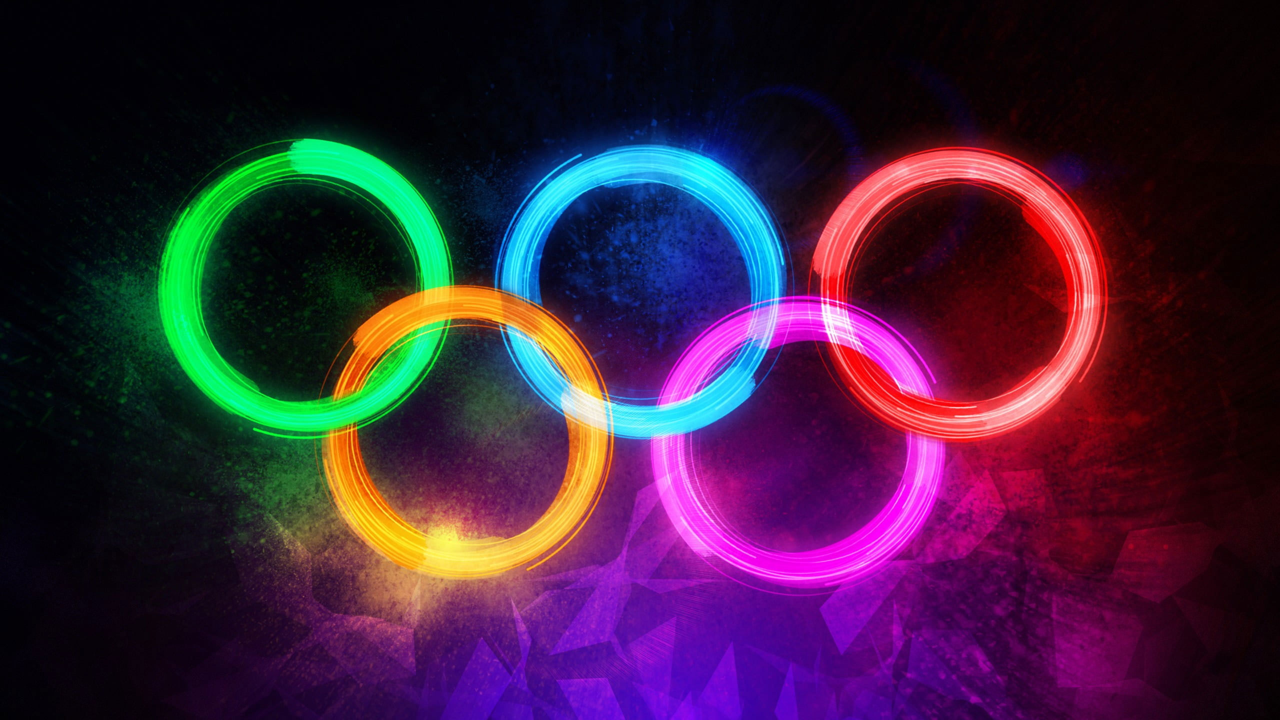 Wallpaper Olympics Logo Illustration, Bright, Circle