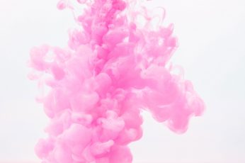 Wallpaper Pink, White, Abstract, Smoke, Colored Smoke