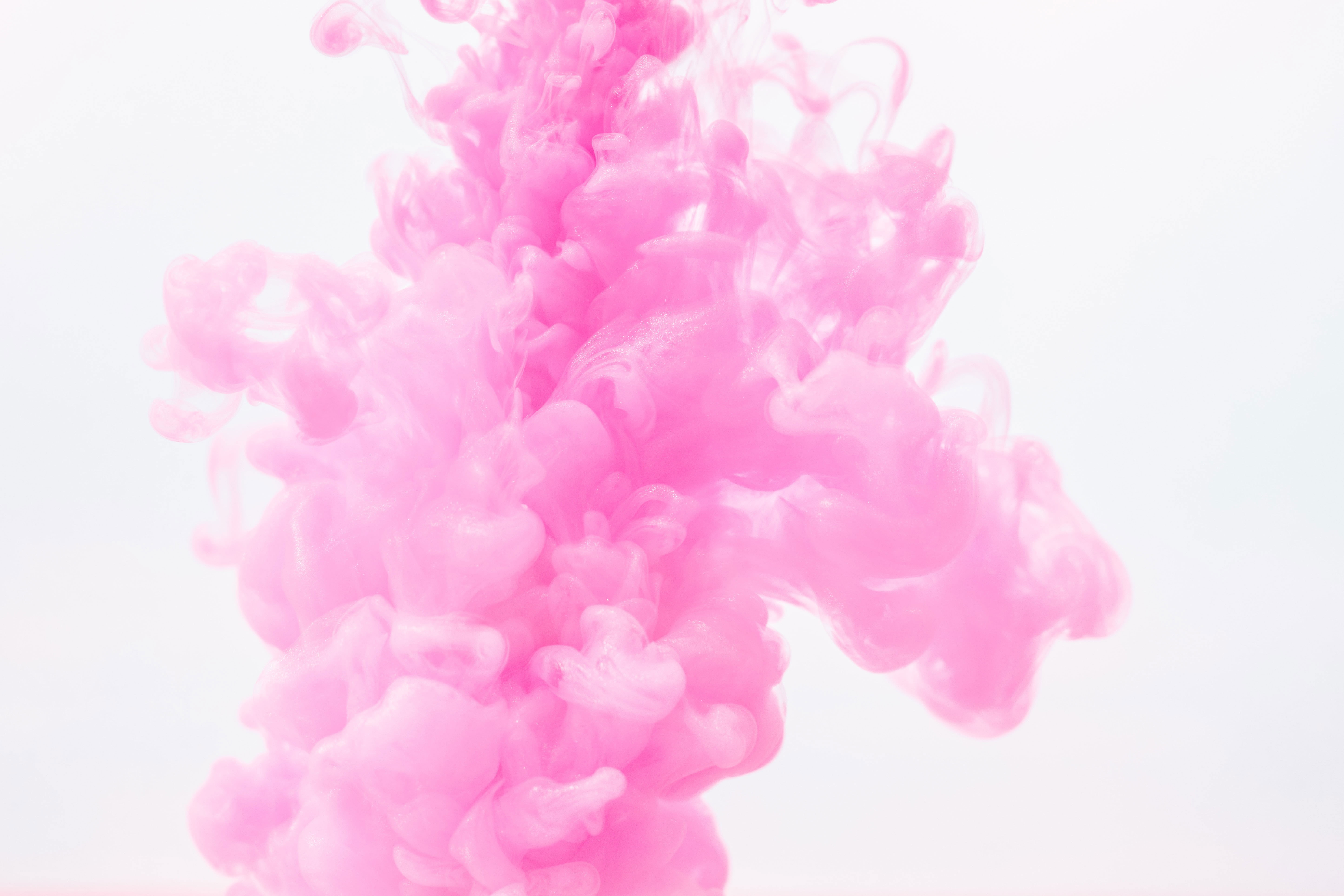 Wallpaper Pink, White, Abstract, Smoke, Colored Smoke, Abstract, Abstract