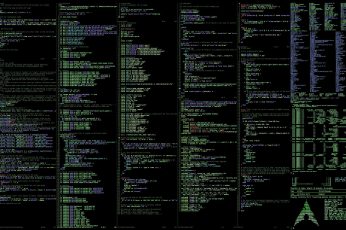 Wallpaper Programming Code Text, Linux, Arch