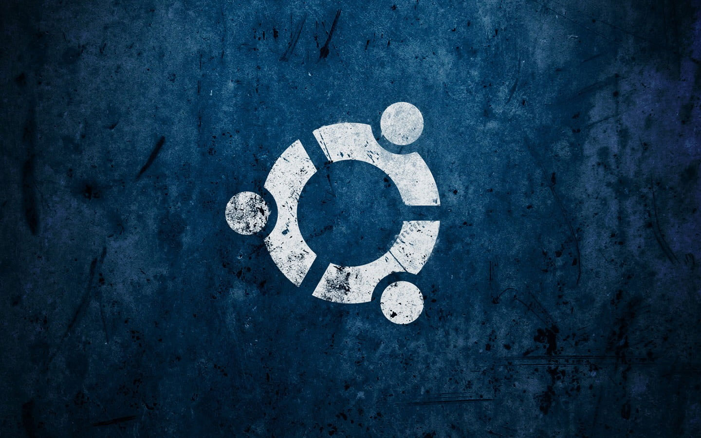Wallpaper Round White Logo, Abstract, Artwork, Linux, Ubuntu