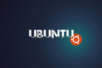 Wallpaper Ubuntu Logo, Linux, Dark, Communication, Sign