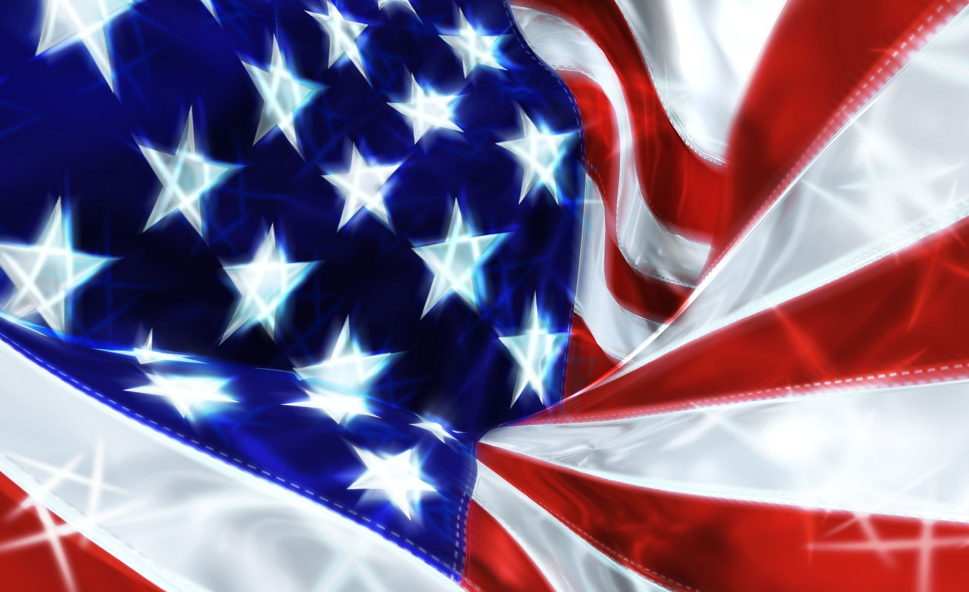 Wallpaper US Independence Day, Usa Flag