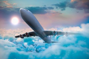 Wallpaper Airplane, Airplanes, 4k, 5k, Clouds, Flight