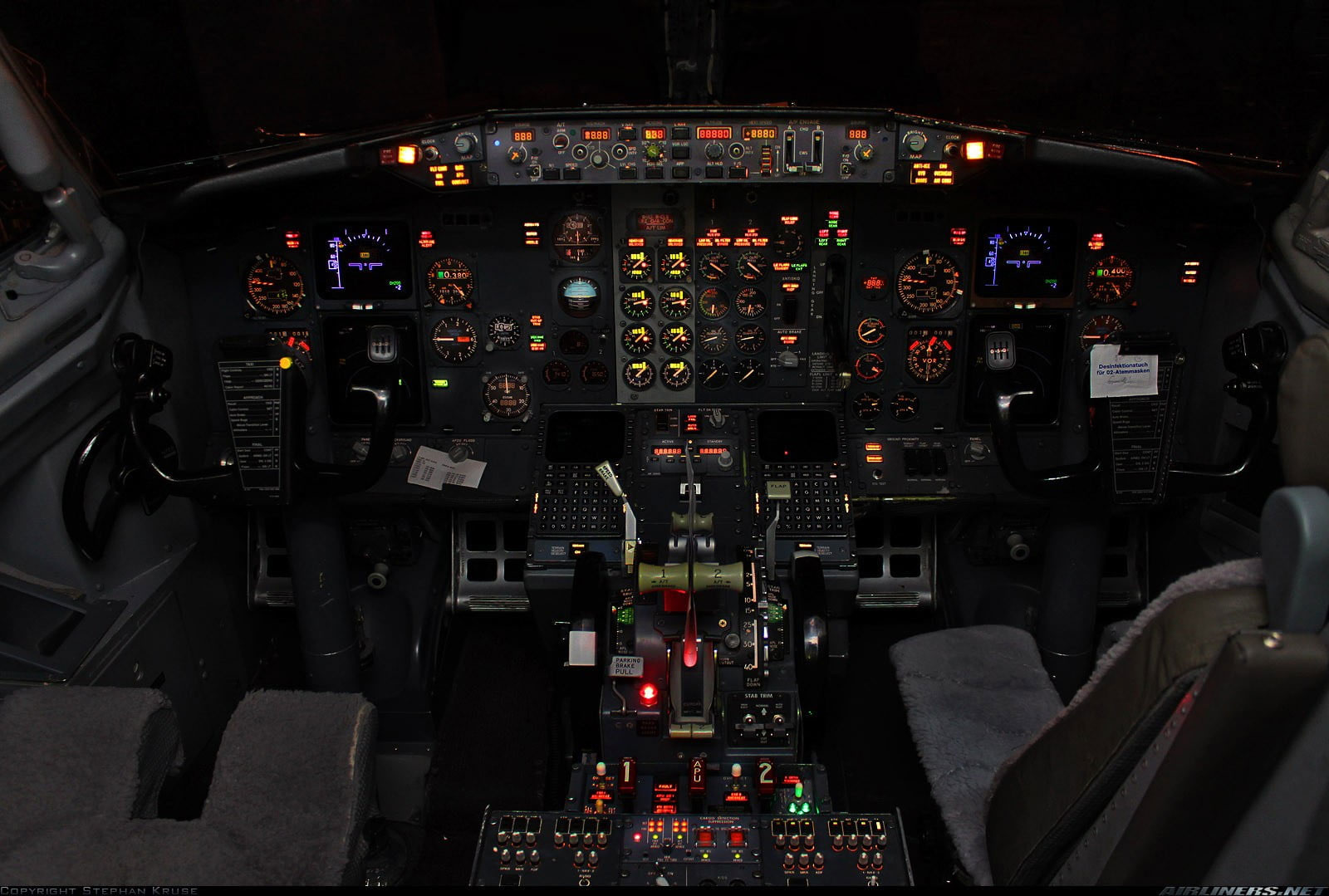 Wallpaper Airplane Cockpit, Boeing 737, Aircraft