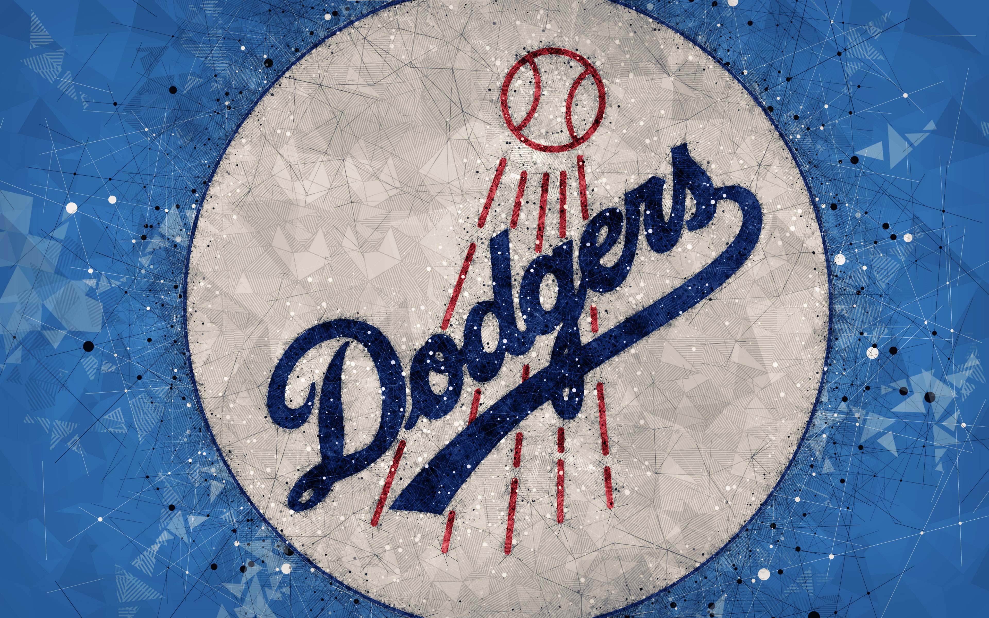 Wallpaper Baseball, Los Angeles Dodgers, Logo, Mlb, Baseball, Sports