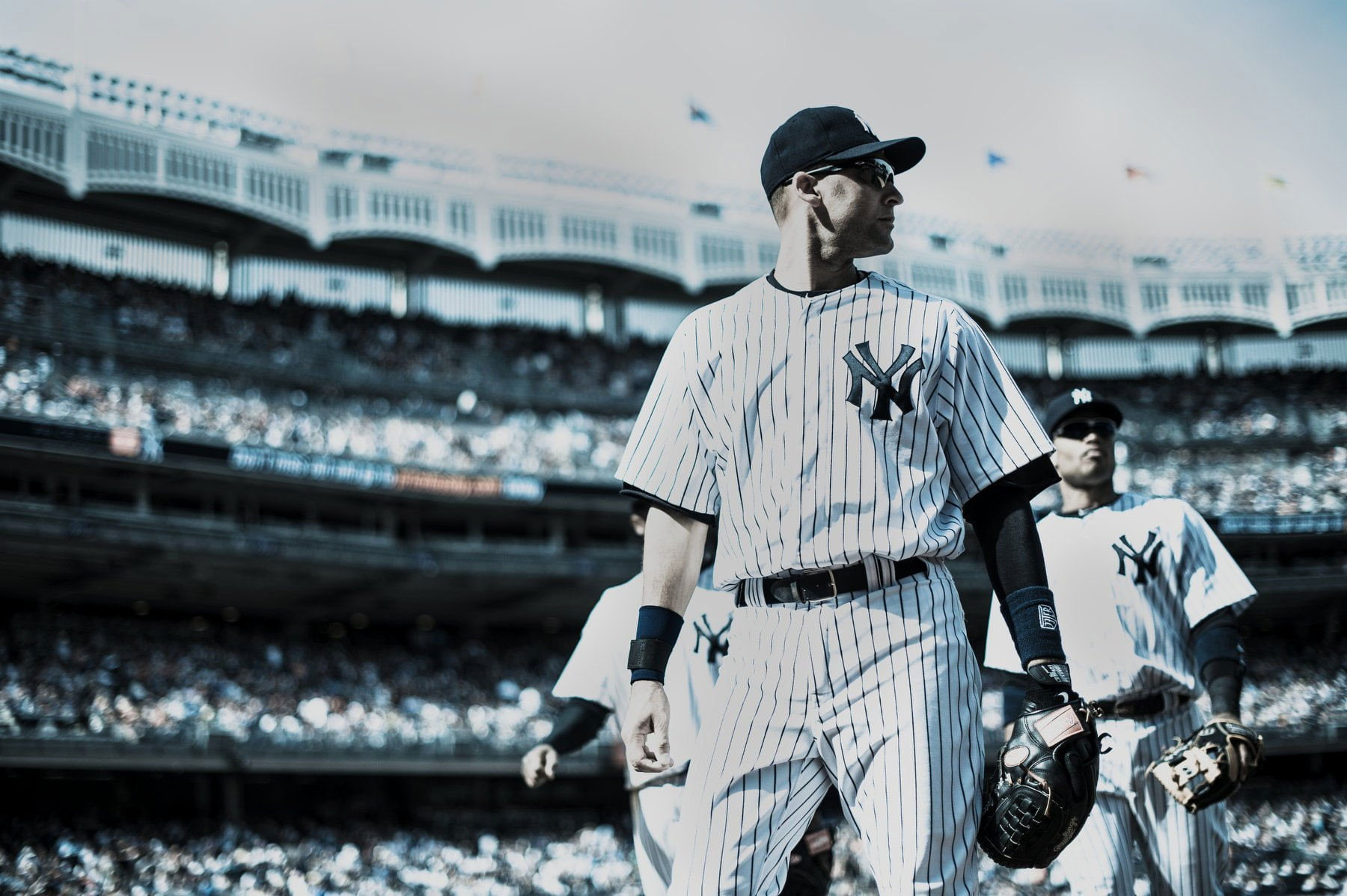 Wallpaper Baseball, New York Yankees, Derek Jeter, Mlb, Baseball, Sports