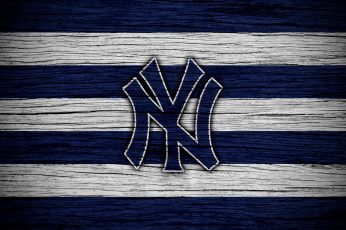 Wallpaper Baseball, New York Yankees, Logo, Mlb