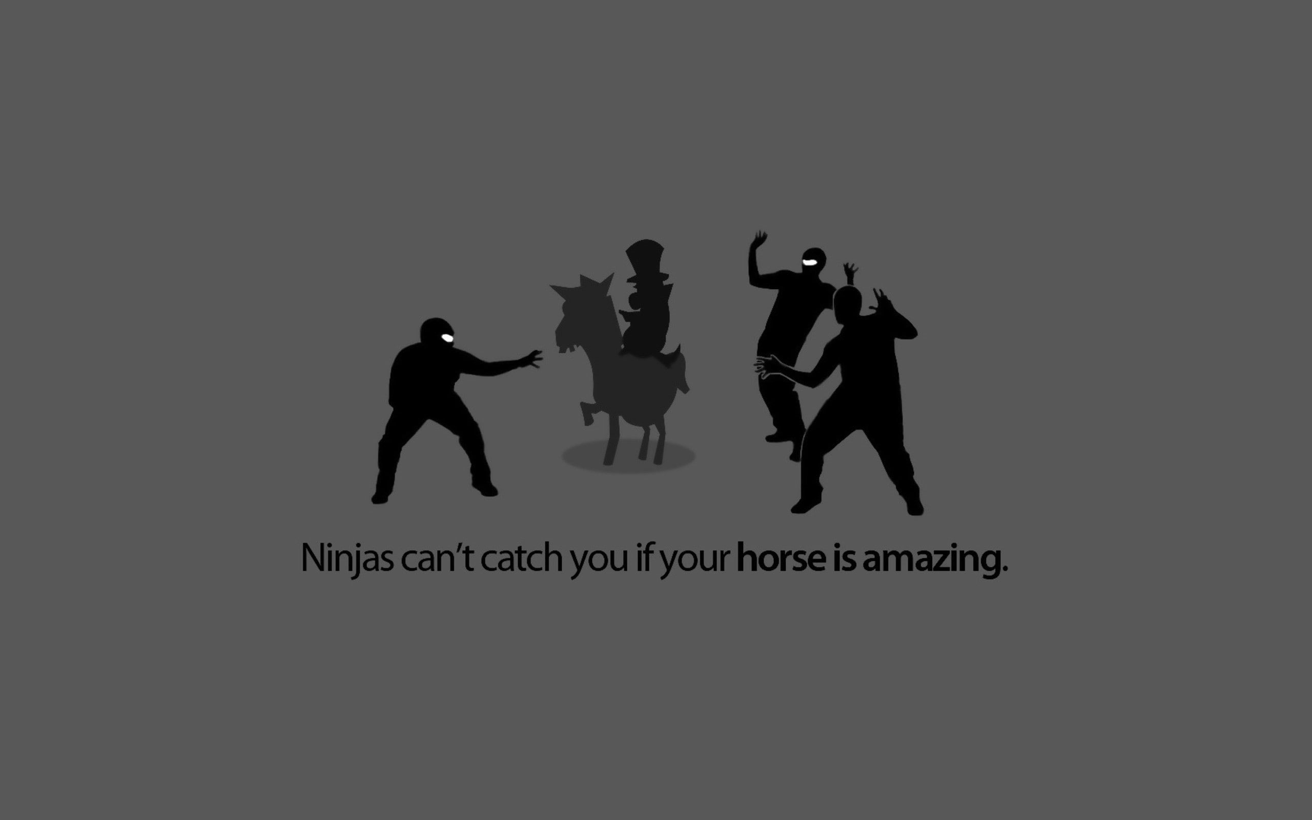 Wallpaper Cant, Catch, Funny, If, Ninjas, Text, You
