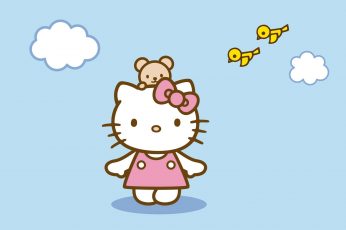 Wallpaper Hello Kitty Picture Backgrounds, Sky, Cloud Sky