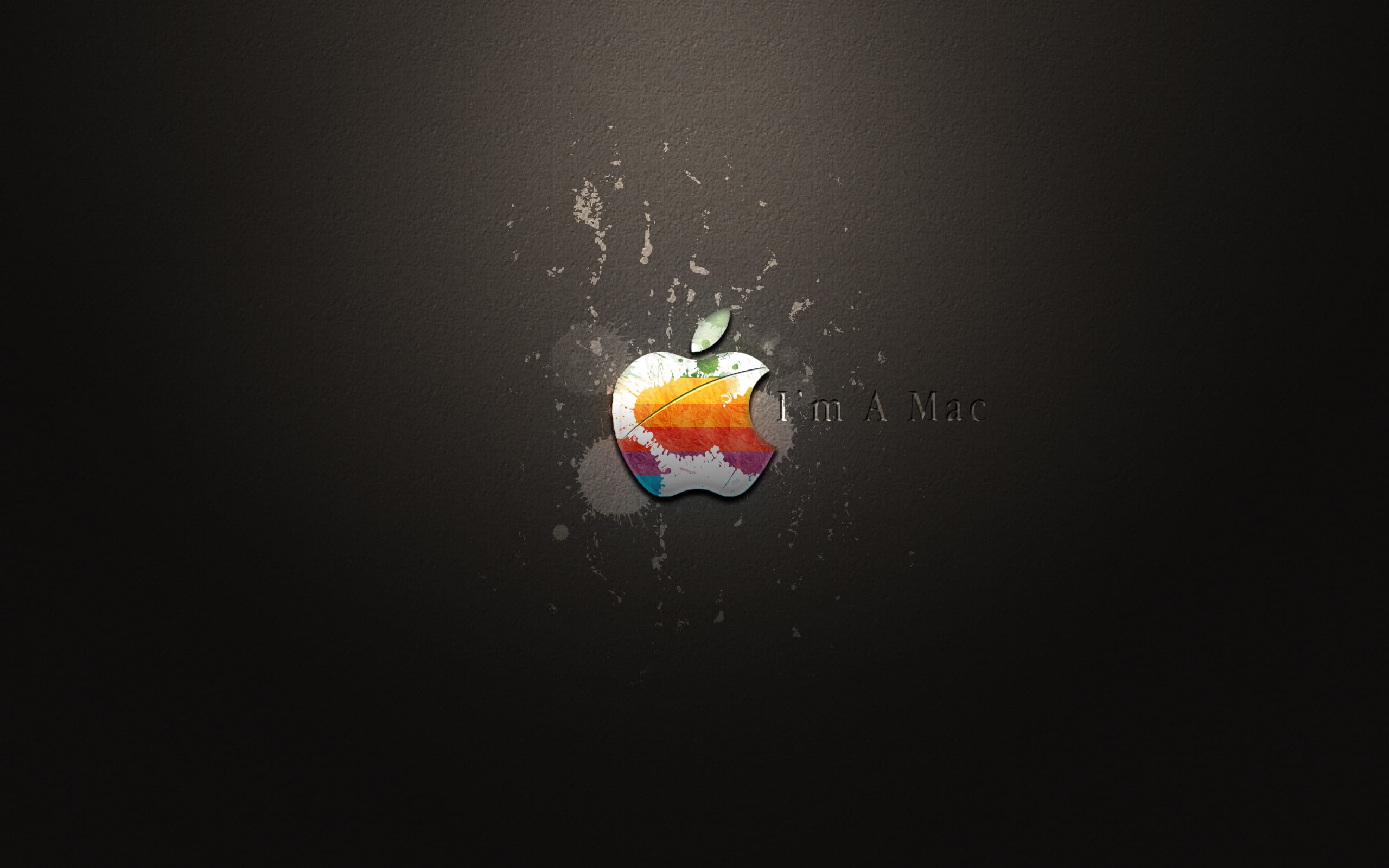 Wallpaper I Am A Mac, Apple Logo, Logo Apple, Background