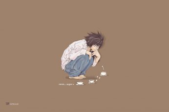 Wallpaper L From Death Note Wallpaper, Anime, Lawliet L